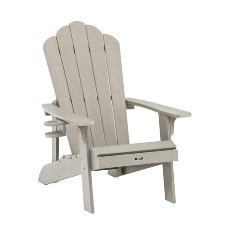 Olympian Athlete EZ-Care Tek-Wood Adirondack Chair, Slate Gray - 37 x 30.7 x 41.7 in. OL1885876